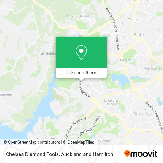 Chelsea Diamond Tools map