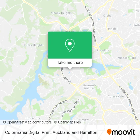 Colormania Digital Print map