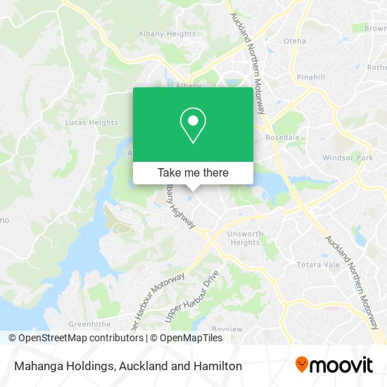 Mahanga Holdings map