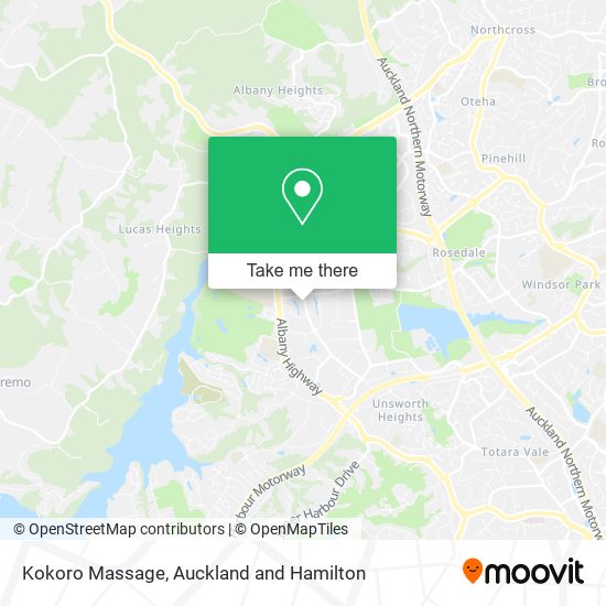 Kokoro Massage map