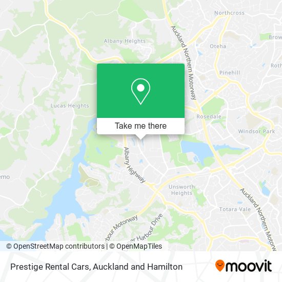 Prestige Rental Cars map