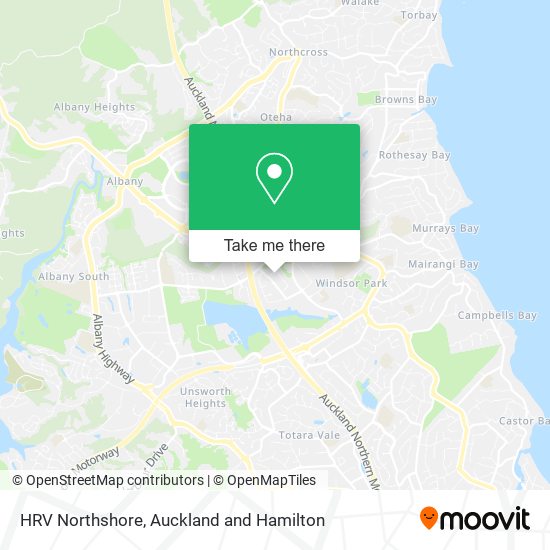 HRV Northshore map