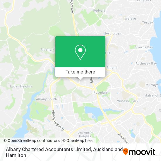 Albany Chartered Accountants Limited map
