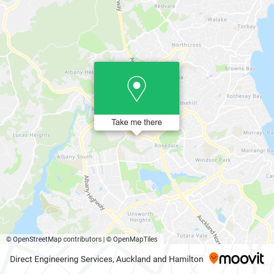 Direct Engineering Services map