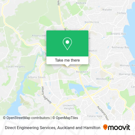Direct Engineering Services map