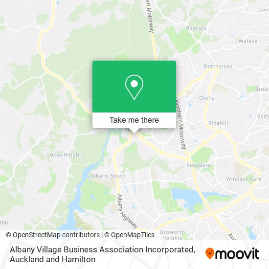 Albany Village Business Association Incorporated map