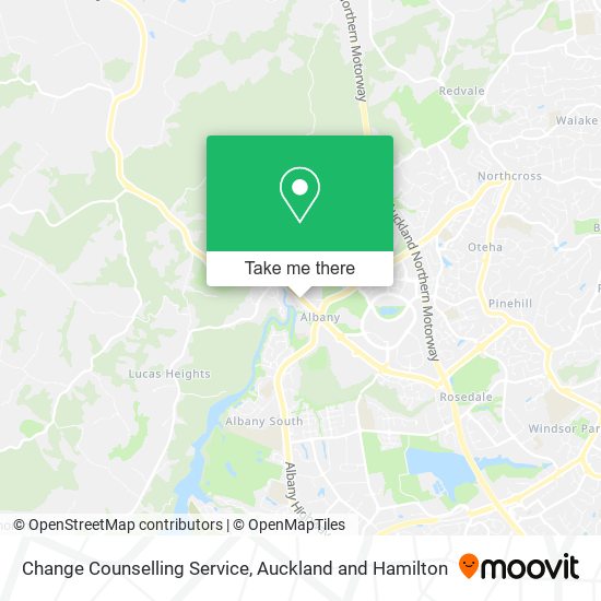 Change Counselling Service map