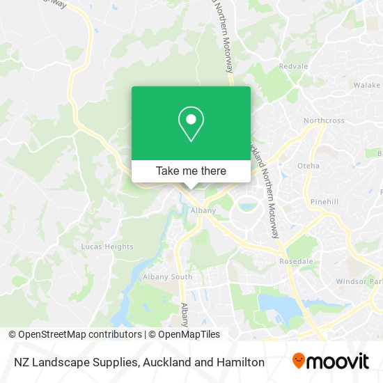 NZ Landscape Supplies map