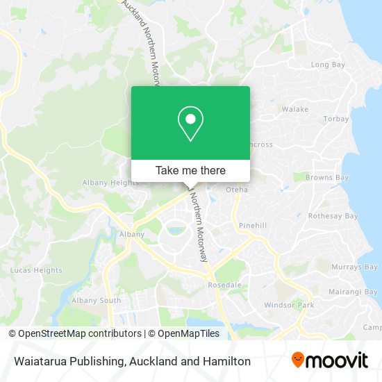 Waiatarua Publishing map