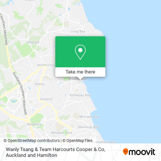 Wanly Tsang & Team Harcourts Cooper & Co map