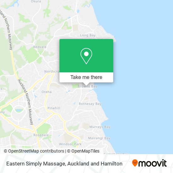 Eastern Simply Massage map