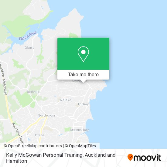 Kelly McGowan Personal Training map