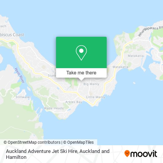 Auckland Adventure Jet Ski Hire map