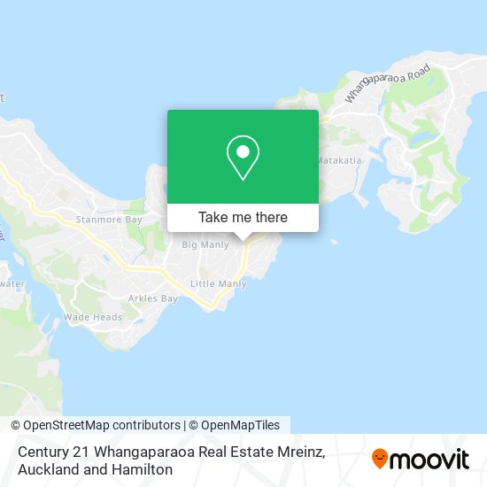 Century 21 Whangaparaoa Real Estate Mreinz地图