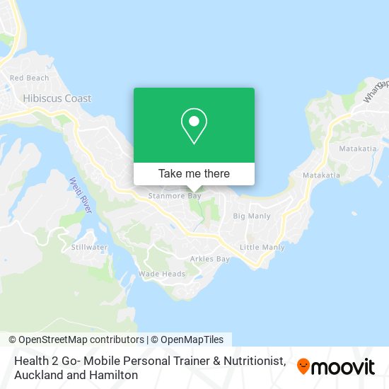 Health 2 Go- Mobile Personal Trainer & Nutritionist map