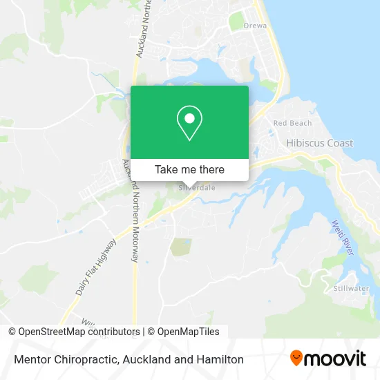 Mentor Chiropractic map