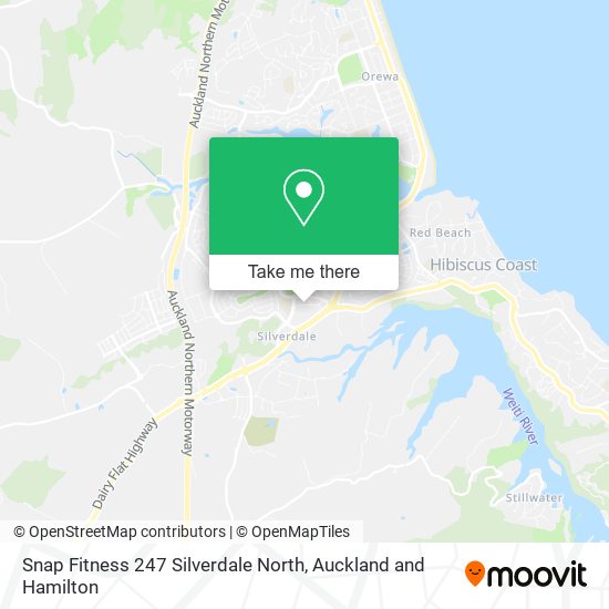 Snap Fitness 247 Silverdale North map