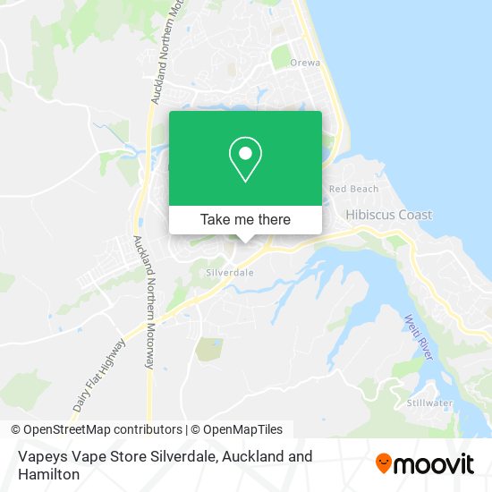 Vapeys Vape Store Silverdale map