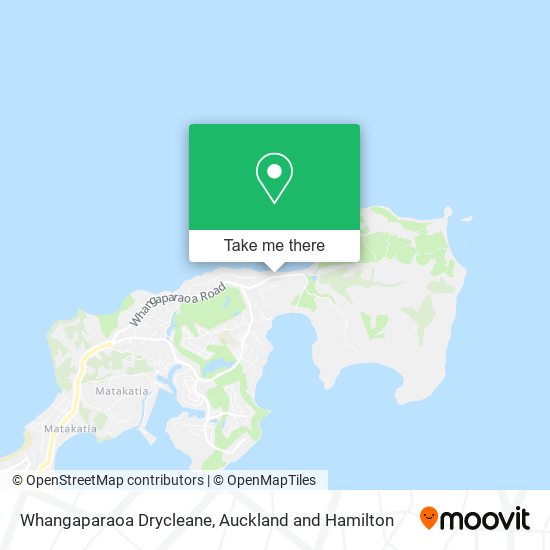 Whangaparaoa Drycleane map