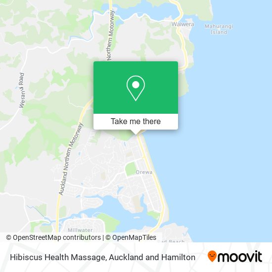 Hibiscus Health Massage map