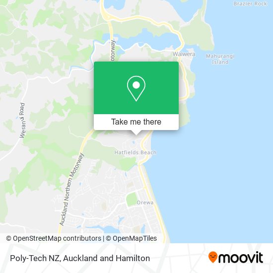 Poly-Tech NZ map