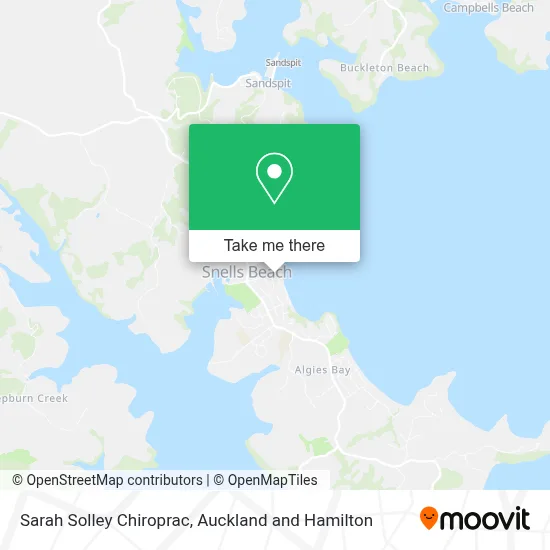 Sarah Solley Chiroprac map