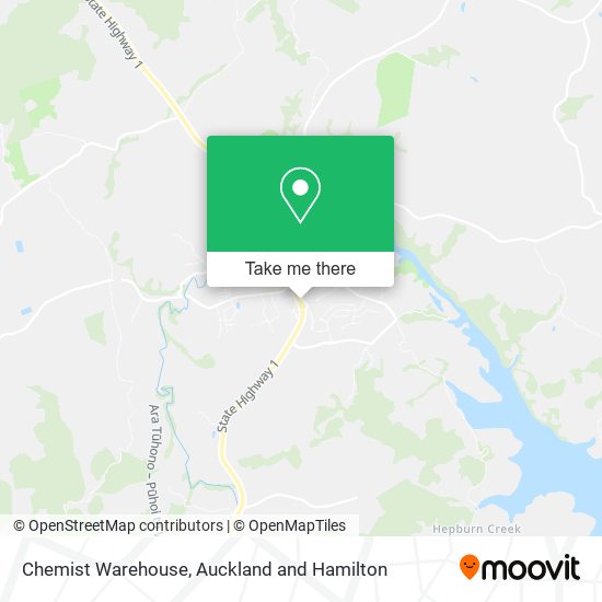 Chemist Warehouse map