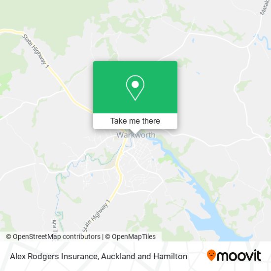 Alex Rodgers Insurance map