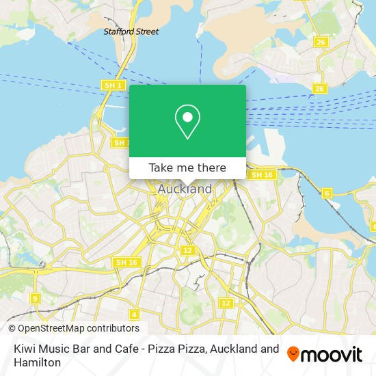 Kiwi Music Bar and Cafe - Pizza Pizza地图