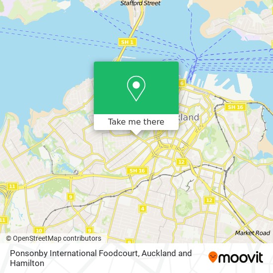 Ponsonby International Foodcourt map