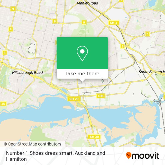 Number 1 Shoes dress smart map