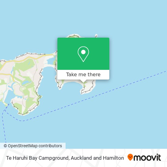 Te Haruhi Bay Campground map