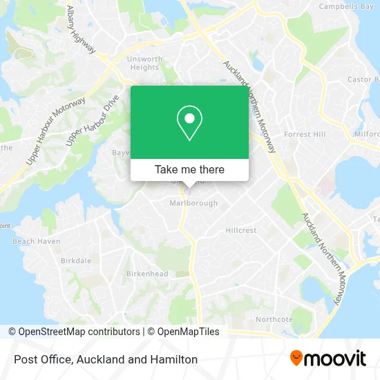 Post Office map