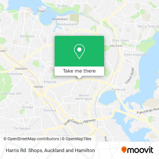 Harris Rd. Shops map