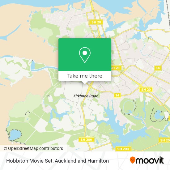 Hobbiton Movie Set地图