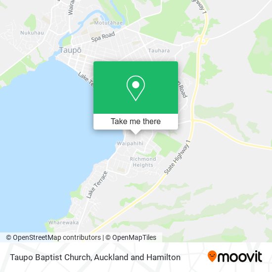 Taupo Baptist Church地图