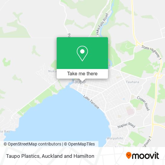 Taupo Plastics map