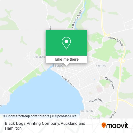 Black Dogs Printing Company map