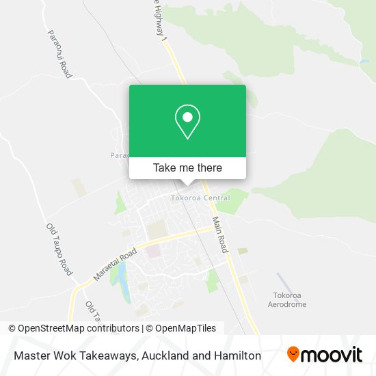 Master Wok Takeaways map