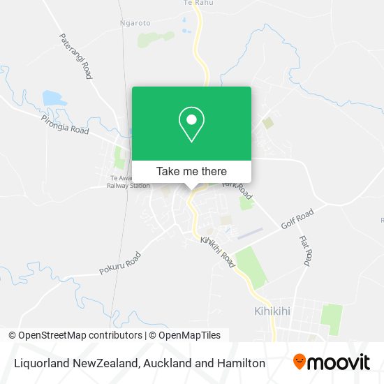 Liquorland NewZealand地图