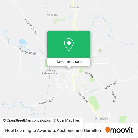 Noel Leeming te Awamutu map
