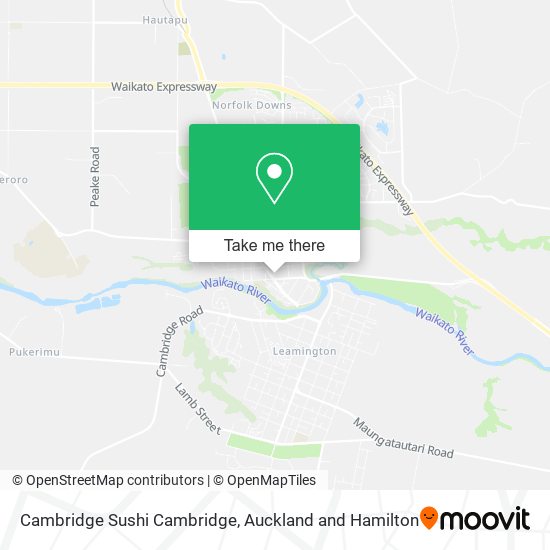 Cambridge Sushi Cambridge map