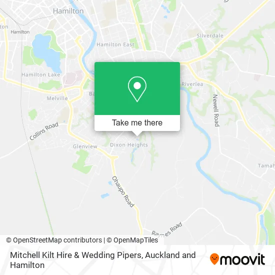 Mitchell Kilt Hire & Wedding Pipers map