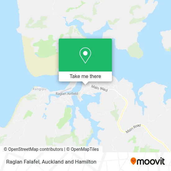 Raglan Falafel map