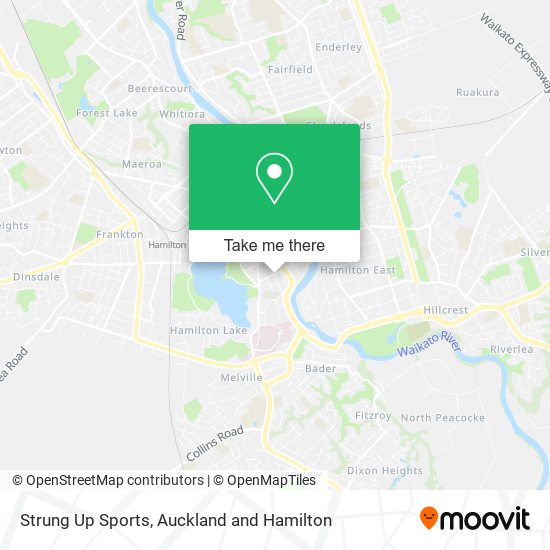 Strung Up Sports map