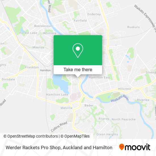 Werder Rackets Pro Shop map