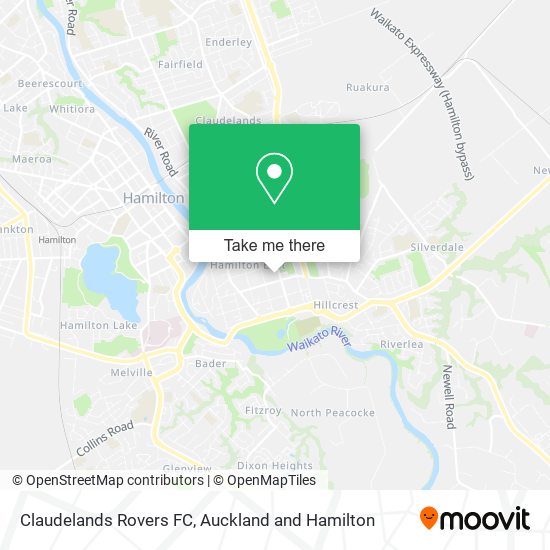 Claudelands Rovers FC map