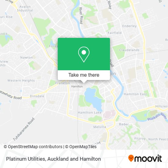 Platinum Utilities map
