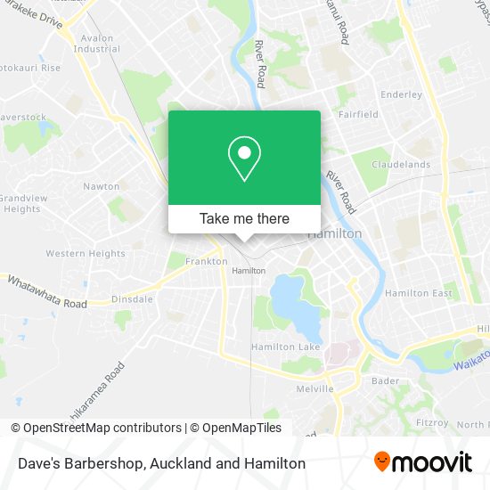 Dave's Barbershop map