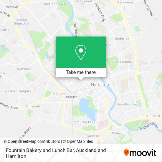 Fountain Bakery and Lunch Bar map